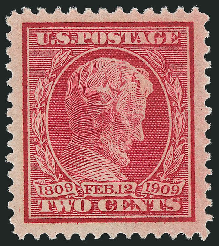 Value of US Stamps Scott Cat. 369: 1909 2c Lincoln Bluish Paper. Robert Siegel Auction Galleries, Dec 2012, Sale 1037, Lot 2014