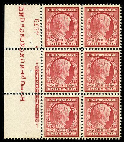 Value of US Stamps Scott Cat. #369: 2c 1909 Lincoln Bluish Paper. Matthew Bennett International, Feb 2012, Sale 340, Lot 435