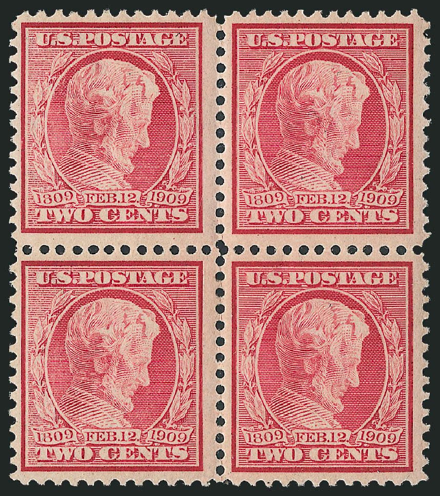 Value of US Stamps Scott # 369: 1909 2c Lincoln Bluish Paper. Robert Siegel Auction Galleries, Jun 2011, Sale 1011, Lot 715