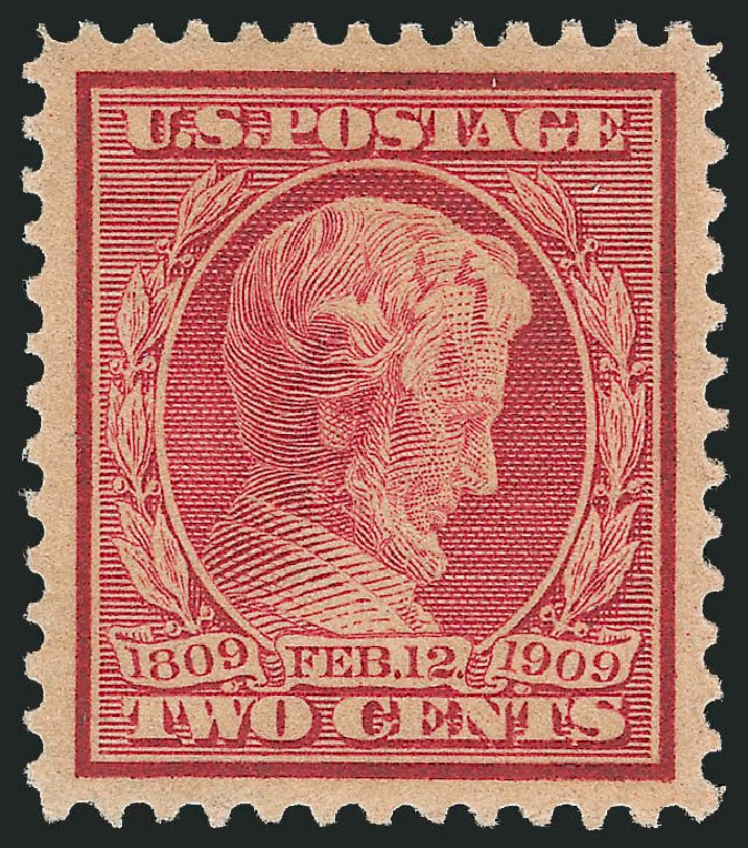 Costs of US Stamp Scott #369 - 2c 1909 Lincoln Bluish Paper. Robert Siegel Auction Galleries, Dec 2009, Sale 982, Lot 5755