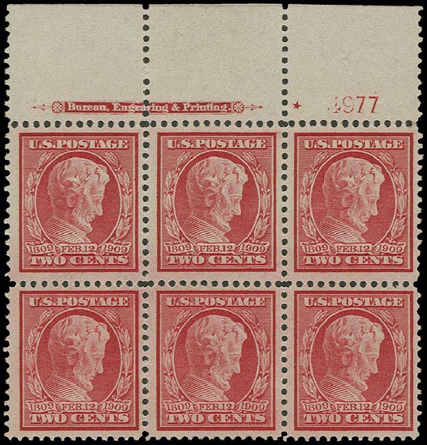 Prices of US Stamp Scott Cat. # 369 - 2c 1909 Lincoln Bluish Paper. H.R. Harmer, Jun 2013, Sale 3003, Lot 1262