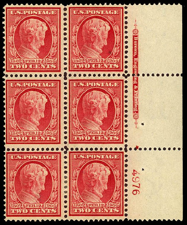 Cost of US Stamp Scott #369 - 2c 1909 Lincoln Bluish Paper. Daniel Kelleher Auctions, Dec 2012, Sale 633, Lot 642