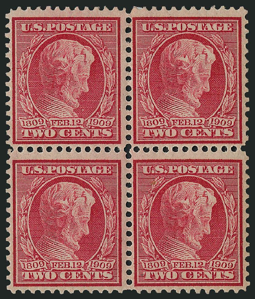 US Stamp Value Scott #369 - 2c 1909 Lincoln Bluish Paper. Robert Siegel Auction Galleries, Dec 2008, Sale 967, Lot 4702