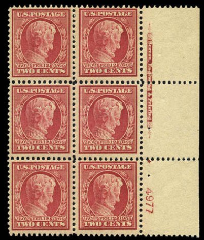 Price of US Stamps Scott Catalogue 369: 2c 1909 Lincoln Bluish Paper. Matthew Bennett International, Mar 2011, Sale 336, Lot 1276