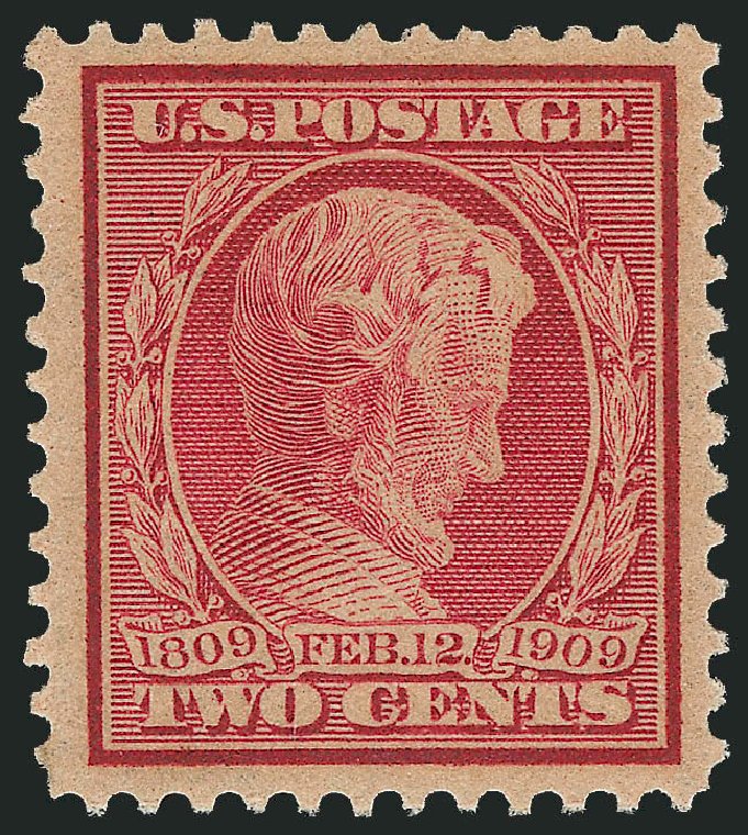 Price of US Stamp Scott Catalogue #369 - 1909 2c Lincoln Bluish Paper. Robert Siegel Auction Galleries, Dec 2009, Sale 982, Lot 5756