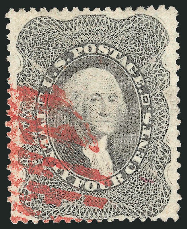 Prices of US Stamp Scott Cat. 37: 24c 1860 Washington. Robert Siegel Auction Galleries, Sep 2010, Sale 993, Lot 347