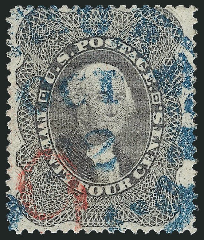 Cost of US Stamps Scott Catalogue # 37: 24c 1860 Washington. Robert Siegel Auction Galleries, Oct 2010, Sale 997, Lot 5287