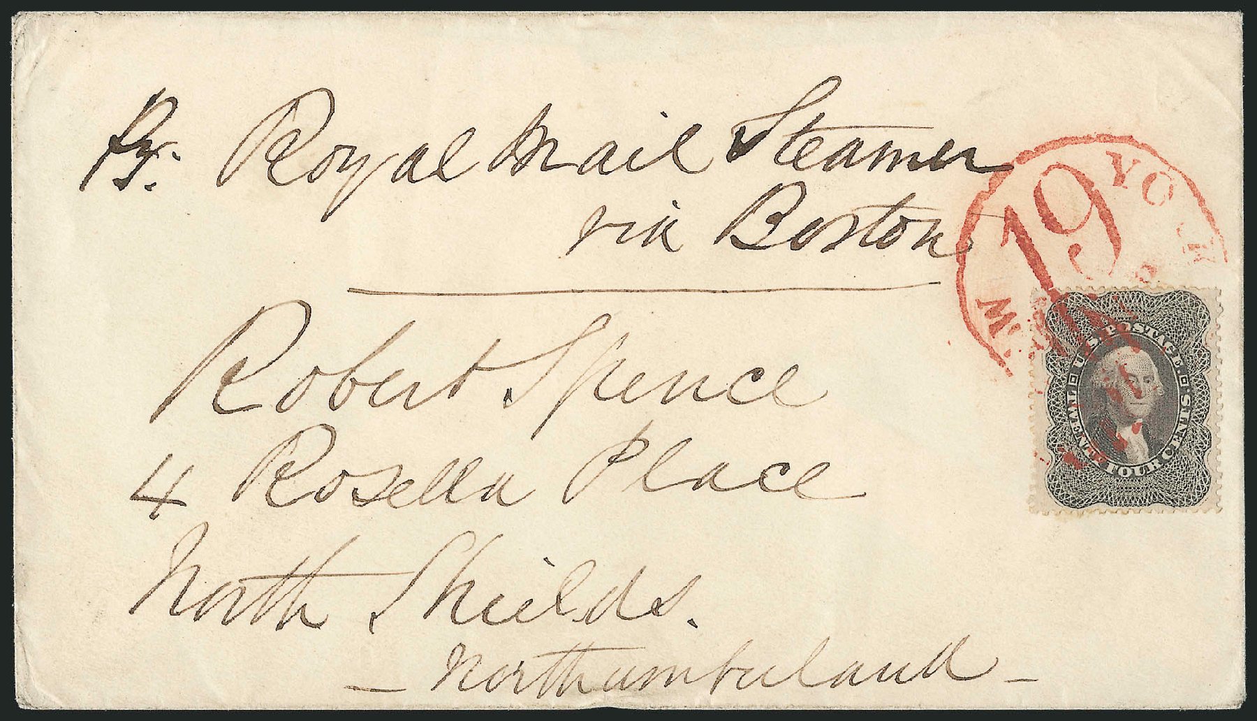Costs of US Stamps Scott Catalogue # 37: 24c 1860 Washington. Robert Siegel Auction Galleries, Sep 2010, Sale 993, Lot 378