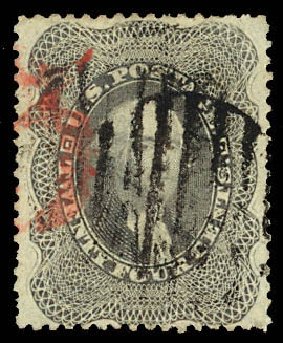 Value of US Stamps Scott # 37: 1860 24c Washington. Daniel Kelleher Auctions, Dec 2012, Sale 633, Lot 380
