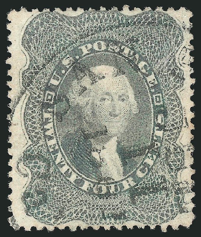 Costs of US Stamps Scott Catalogue #37 - 24c 1860 Washington. Robert Siegel Auction Galleries, Jul 2013, Sale 1050, Lot 171