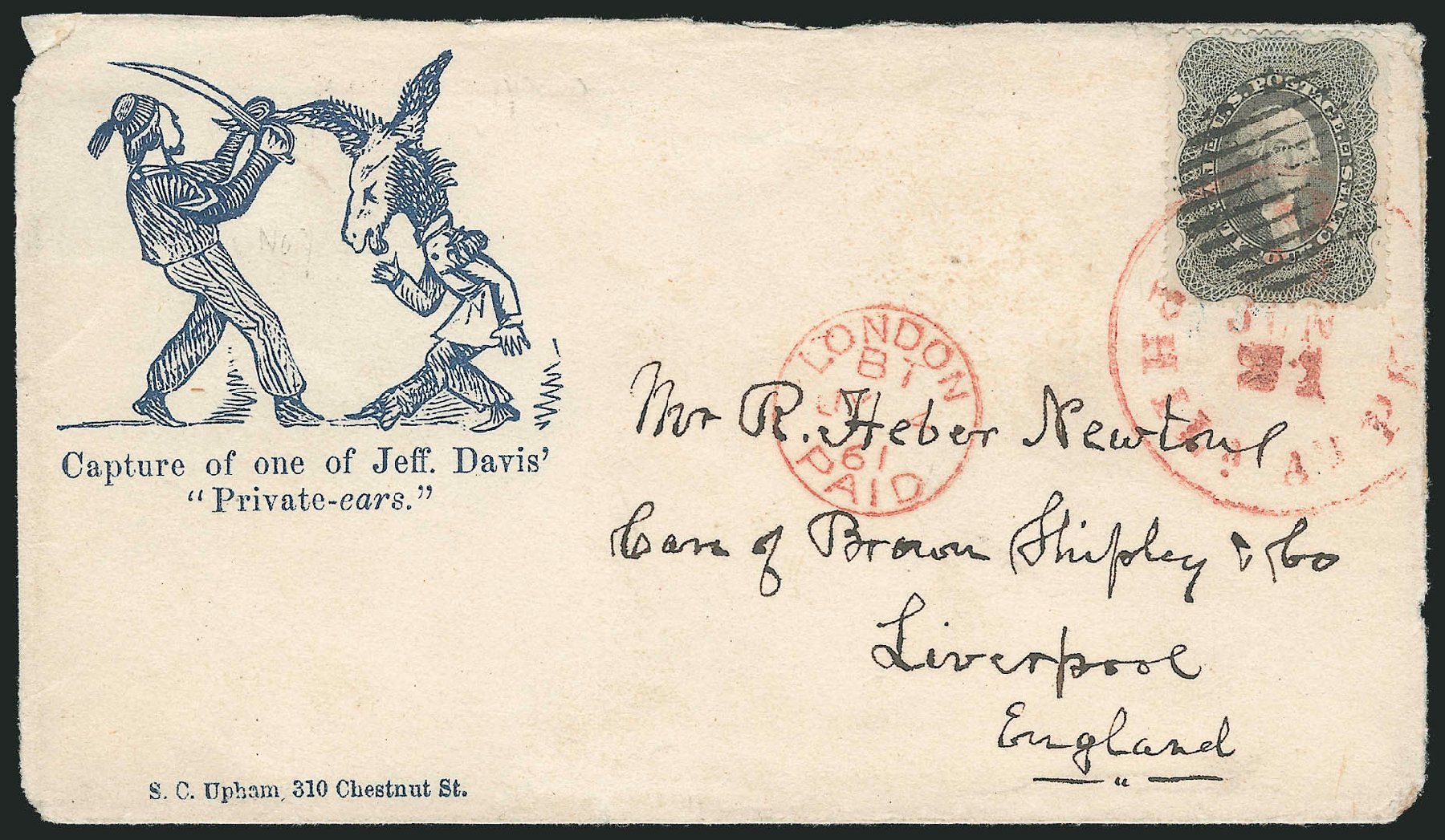 Values of US Stamp Scott Cat. 37 - 1860 24c Washington. Robert Siegel Auction Galleries, Jun 2012, Sale 1025, Lot 94