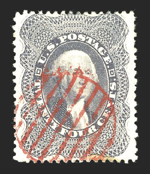 US Stamp Prices Scott # 37 - 24c 1860 Washington. Spink Shreves Galleries, Mar 2013, Sale 142, Lot 154