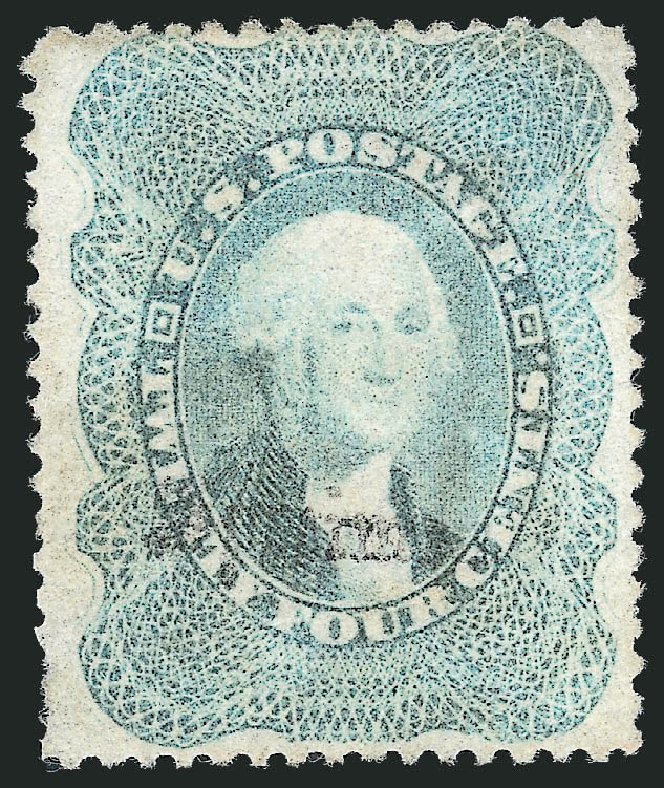 Costs of US Stamp Scott Cat. #37 - 24c 1860 Washington. Robert Siegel Auction Galleries, Nov 2013, Sale 1061, Lot 3275