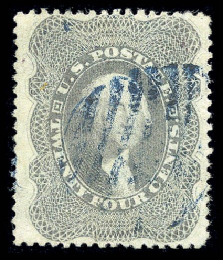 Costs of US Stamps Scott #37: 1860 24c Washington. Matthew Bennett International, Sep 2010, Sale 331, Lot 382