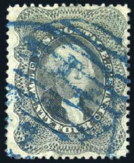 Values of US Stamps Scott # 37: 24c 1860 Washington. Harmer-Schau Auction Galleries, Jun 2008, Sale 78, Lot 1293