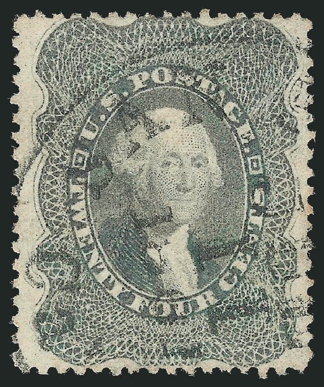 Costs of US Stamp Scott Catalog 37: 24c 1860 Washington. Robert Siegel Auction Galleries, Apr 2010, Sale 984, Lot 203