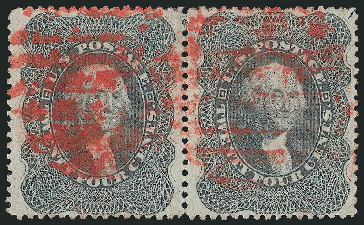 Values of US Stamp Scott # 37 - 24c 1860 Washington. Robert Siegel Auction Galleries, Apr 2014, Sale 1068, Lot 56