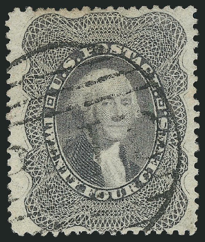 Prices of US Stamp Scott #37: 1860 24c Washington. Robert Siegel Auction Galleries, Oct 2010, Sale 997, Lot 5286