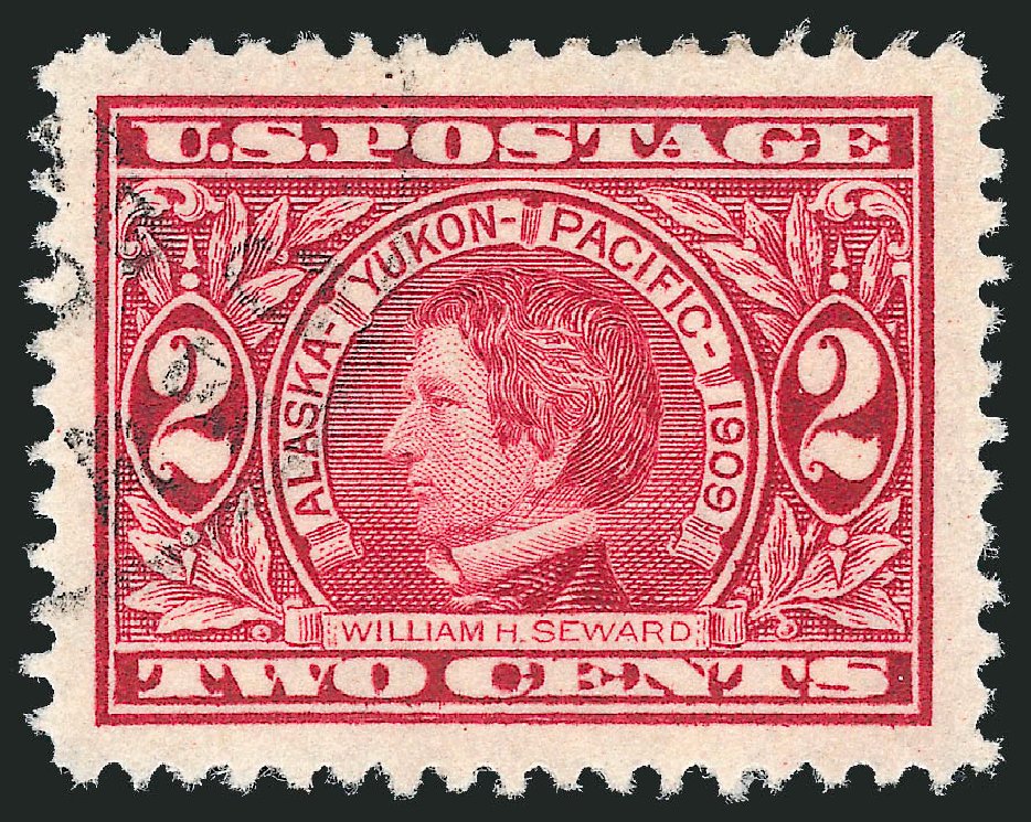 Cost of US Stamp Scott Catalogue #370: 2c 1909 Alaska-Yukon Exposition. Robert Siegel Auction Galleries, Oct 2012, Sale 1032, Lot 3481