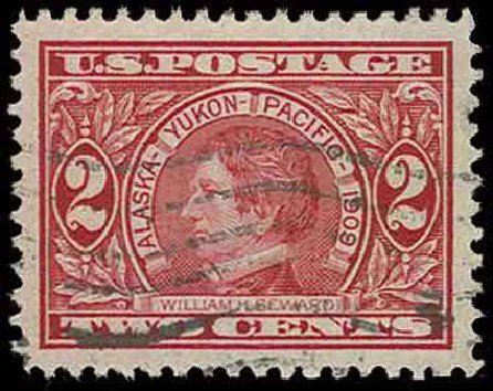 Prices of US Stamp Scott Cat. 370: 1909 2c Alaska-Yukon Exposition. H.R. Harmer, Nov 2013, Sale 3004, Lot 1242