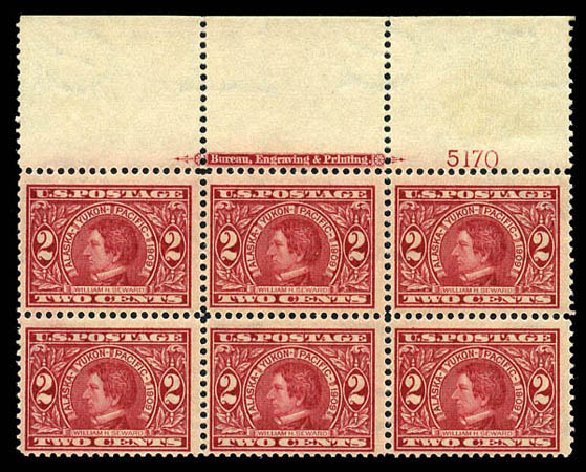 Prices of US Stamps Scott 370 - 1909 2c Alaska-Yukon Exposition. Matthew Bennett International, Mar 2012, Sale 344, Lot 4536