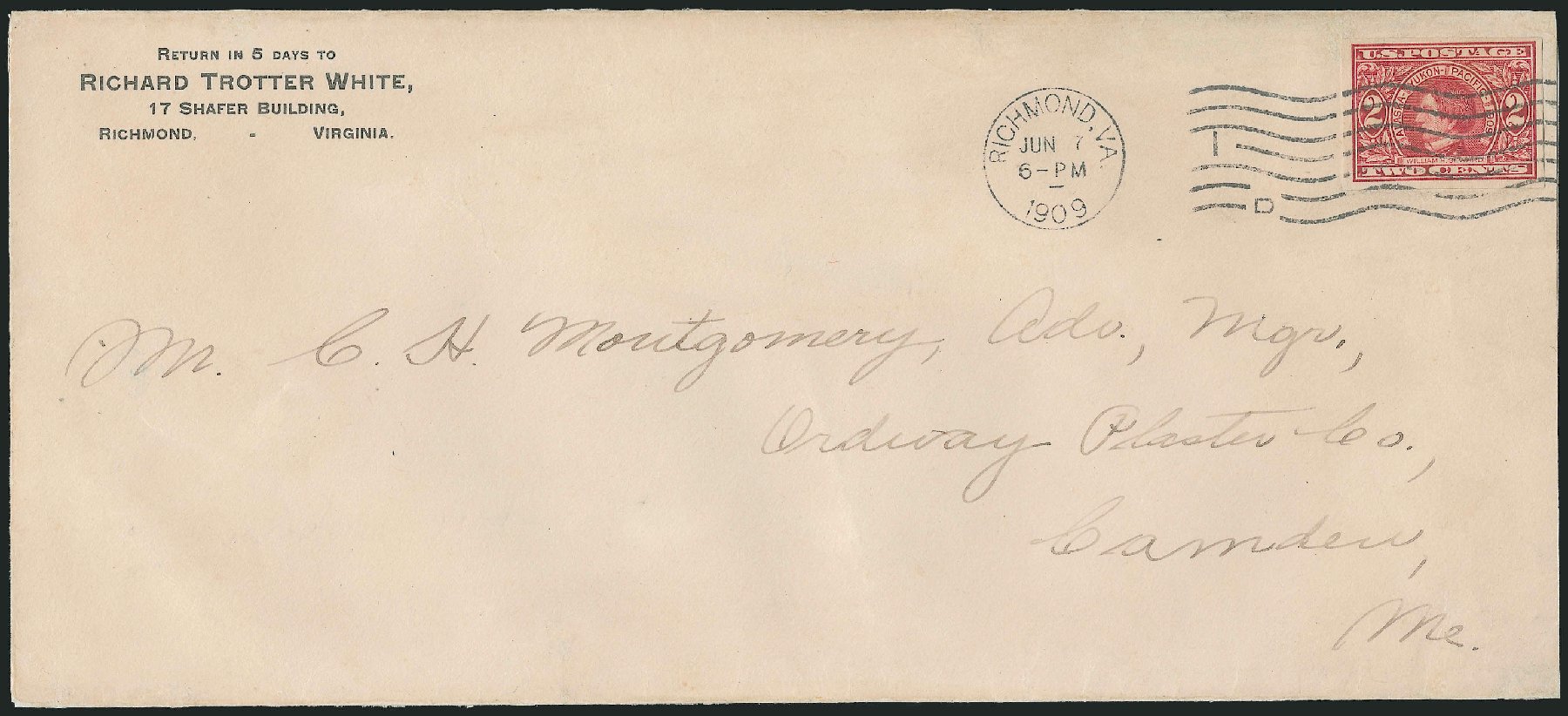 Costs of US Stamp Scott Catalog # 371: 1909 2c Alaska-Yukon Exposition Imperf. Robert Siegel Auction Galleries, Dec 2010, Sale 1003, Lot 5048