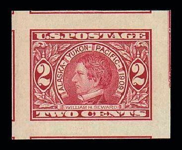Prices of US Stamp Scott Cat. 371 - 1909 2c Alaska-Yukon Exposition Imperf. Matthew Bennett International, Dec 2007, Sale 325, Lot 2006