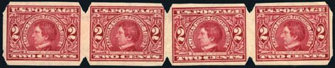Price of US Stamp Scott Cat. #371: 1909 2c Alaska-Yukon Exposition Imperf. Harmer-Schau Auction Galleries, Aug 2011, Sale 90, Lot 1896
