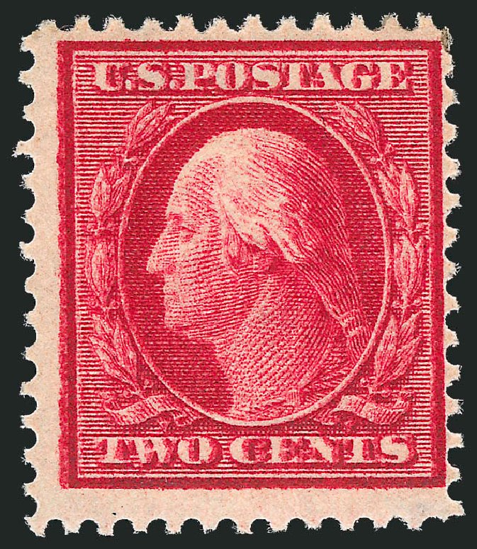US Stamp Prices Scott Catalogue # 375: 1910 2c Washington Perf 12. Robert Siegel Auction Galleries, Mar 2011, Sale 1007, Lot 2677