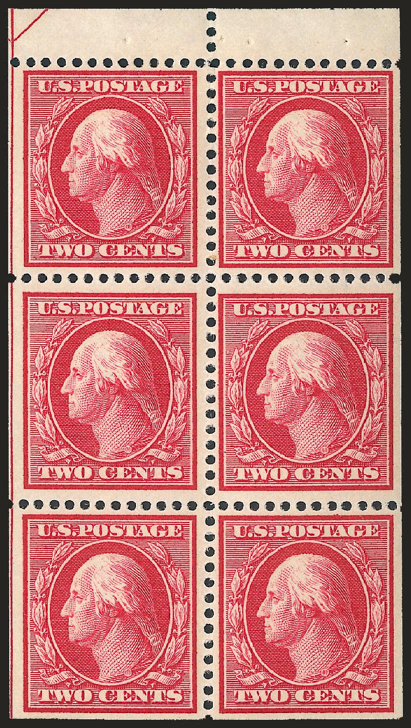 Prices of US Stamps Scott Catalogue #375 - 2c 1910 Washington Perf 12. Robert Siegel Auction Galleries, Jun 2010, Sale 991, Lot 1189