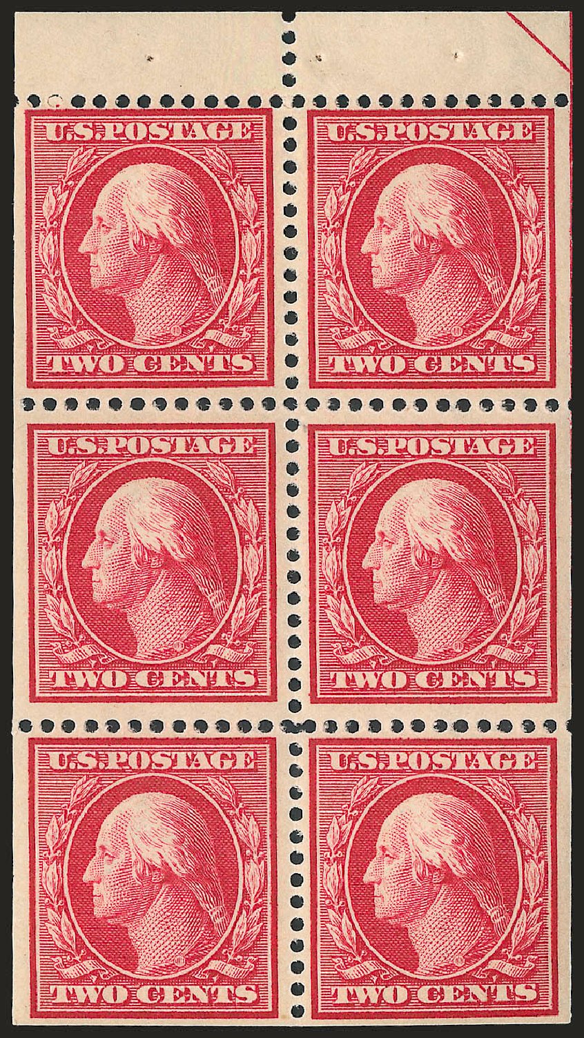 Cost of US Stamp Scott Catalog #375 - 1910 2c Washington Perf 12. Robert Siegel Auction Galleries, Jun 2010, Sale 991, Lot 1190
