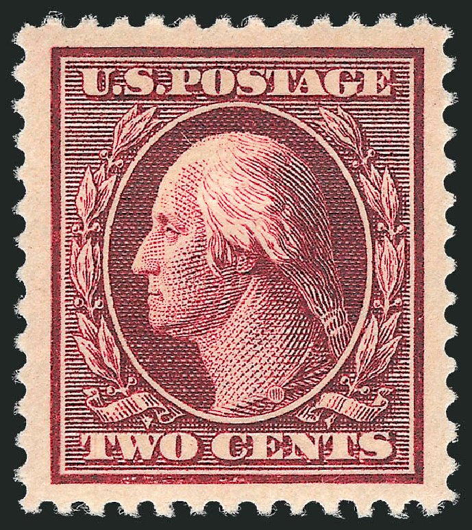 Price of US Stamps Scott 375: 1910 2c Washington Perf 12. Robert Siegel Auction Galleries, Dec 2010, Sale 1000, Lot 1205