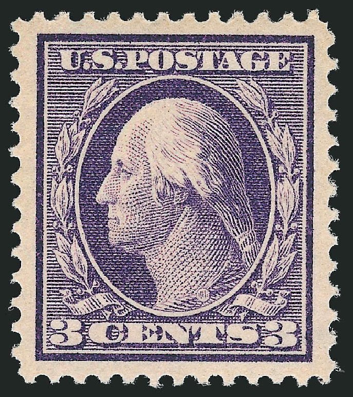 Price of US Stamp Scott Cat. #376: 1910 3c Washington Perf 12. Robert Siegel Auction Galleries, Sep 2009, Sale 968B, Lot 477