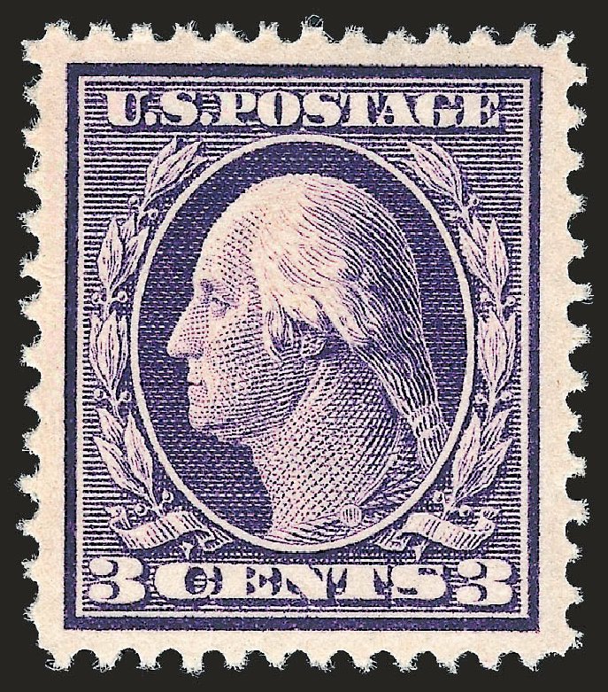 Cost of US Stamps Scott Catalogue #376: 3c 1910 Washington Perf 12. Robert Siegel Auction Galleries, Apr 2010, Sale 984, Lot 835