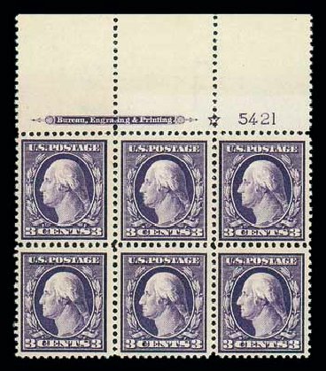 Costs of US Stamp Scott Catalogue #376: 3c 1910 Washington Perf 12. Matthew Bennett International, Jun 2007, Sale 319, Lot 1402