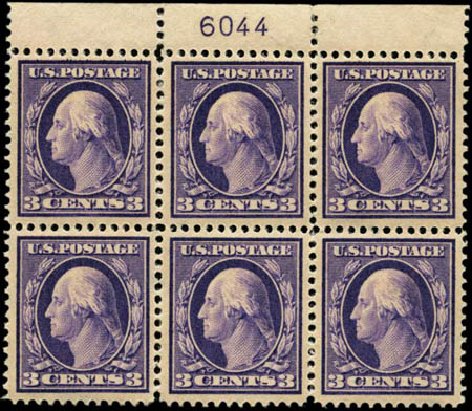 US Stamp Prices Scott Cat. #376: 1910 3c Washington Perf 12. Harmer-Schau Auction Galleries, Feb 2012, Sale 92, Lot 1122