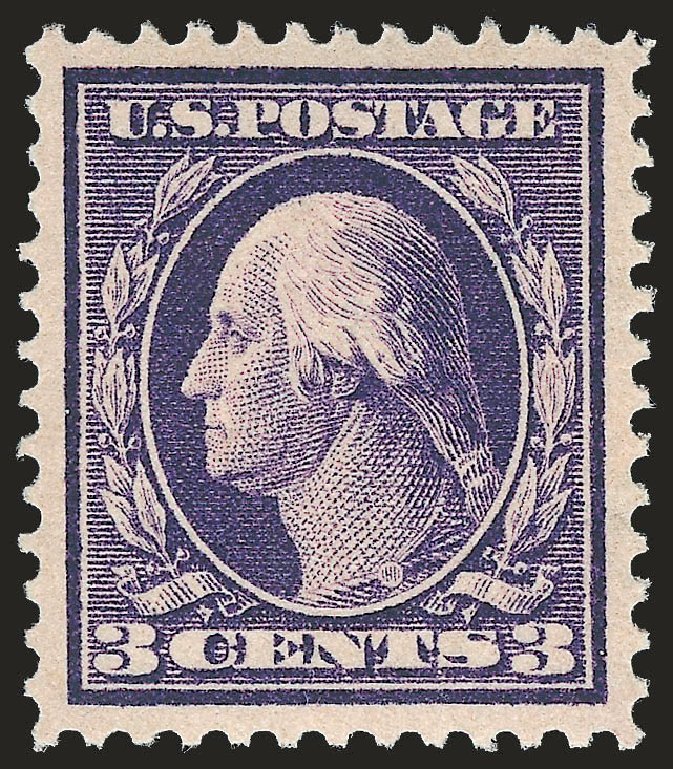 Cost of US Stamps Scott Cat. 376: 1910 3c Washington Perf 12. Robert Siegel Auction Galleries, Jun 2009, Sale 975, Lot 1762