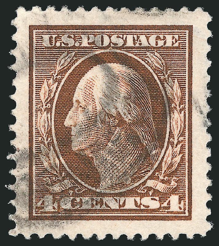 Price of US Stamp Scott Catalogue #377: 1911 4c Washington Perf 12. Robert Siegel Auction Galleries, Oct 2012, Sale 1032, Lot 3487