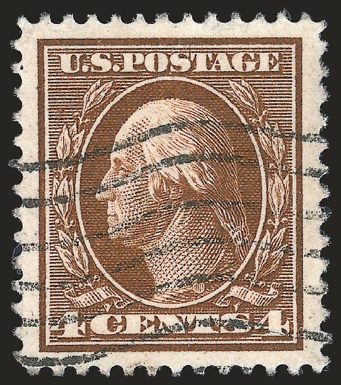 Cost of US Stamps Scott Cat. #377 - 4c 1911 Washington Perf 12. Robert Siegel Auction Galleries, Jun 2010, Sale 992, Lot 2447
