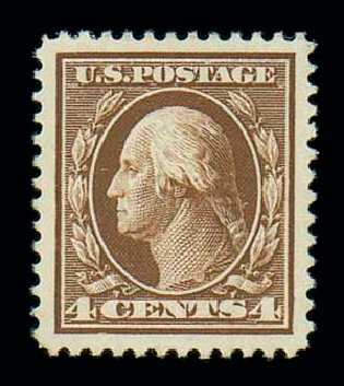 Costs of US Stamps Scott Catalogue # 377: 4c 1911 Washington Perf 12. Matthew Bennett International, Dec 2007, Sale 325, Lot 2011