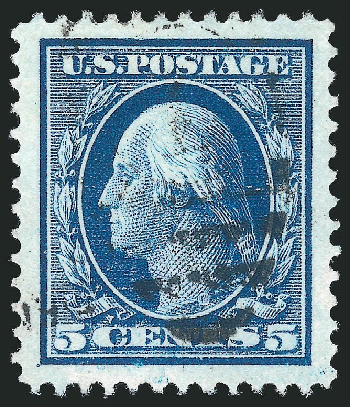 Costs of US Stamps Scott Catalogue #378: 5c 1911 Washington Perf 12. Robert Siegel Auction Galleries, Oct 2012, Sale 1032, Lot 3488