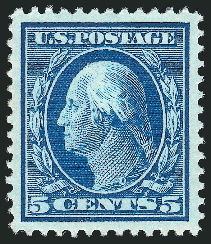 Prices of US Stamp Scott Catalogue #378: 1911 5c Washington Perf 12. Robert Siegel Auction Galleries, Dec 2012, Sale 1037, Lot 2020