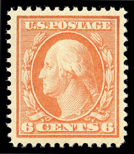 Cost of US Stamps Scott Catalogue #379: 1911 6c Washington Perf 12. Matthew Bennett International, Sep 2010, Sale 331, Lot 708