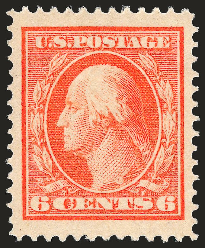 Values of US Stamp Scott Catalogue # 379 - 6c 1911 Washington Perf 12. Robert Siegel Auction Galleries, Sep 2008, Sale 962, Lot 2688