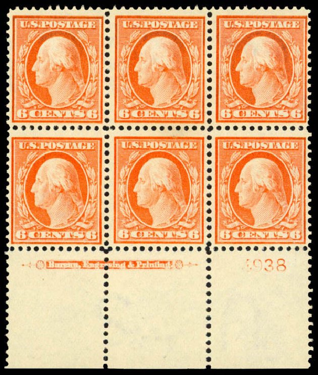 Prices of US Stamp Scott 379: 6c 1911 Washington Perf 12. Daniel Kelleher Auctions, Apr 2013, Sale 636, Lot 331