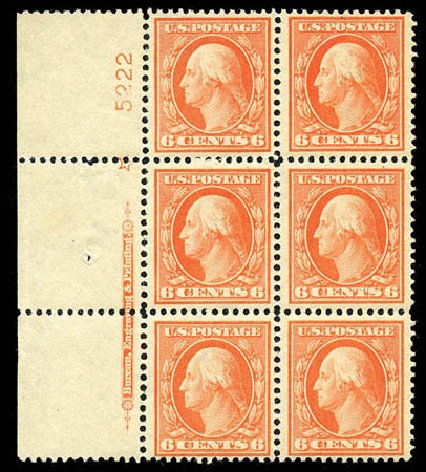Cost of US Stamps Scott Catalog #379: 6c 1911 Washington Perf 12. Matthew Bennett International, Mar 2012, Sale 344, Lot 4545