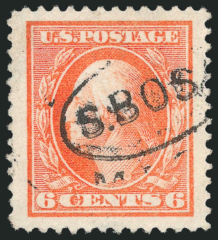 Price of US Stamps Scott Catalogue #379: 1911 6c Washington Perf 12. Robert Siegel Auction Galleries, Sep 2012, Sale 1028, Lot 352