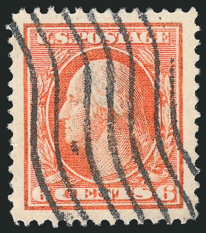 Cost of US Stamps Scott Cat. # 379 - 6c 1911 Washington Perf 12. Robert Siegel Auction Galleries, Mar 2013, Sale 1040, Lot 1752