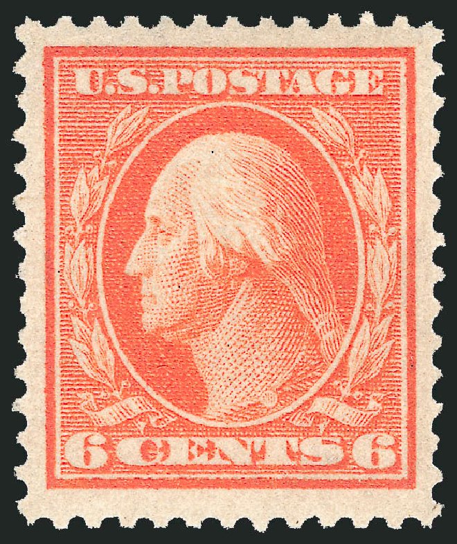 Costs of US Stamp Scott Catalog 379 - 6c 1911 Washington Perf 12. Robert Siegel Auction Galleries, Dec 2014, Sale 1090, Lot 1482