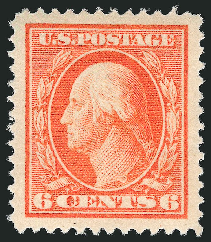 Value of US Stamps Scott Catalogue # 379 - 6c 1911 Washington Perf 12. Robert Siegel Auction Galleries, May 2013, Sale 1044, Lot 256